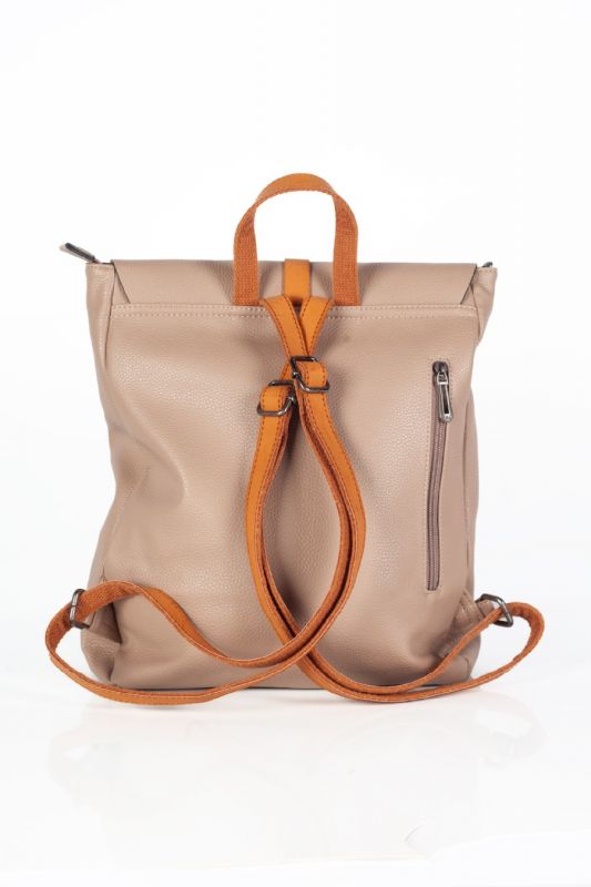 Backpack FLORA&CO H6725-BEIGE-TAUPE