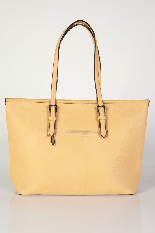 Handbag FLORA&CO F2508-1-JAUNE-CLAIR