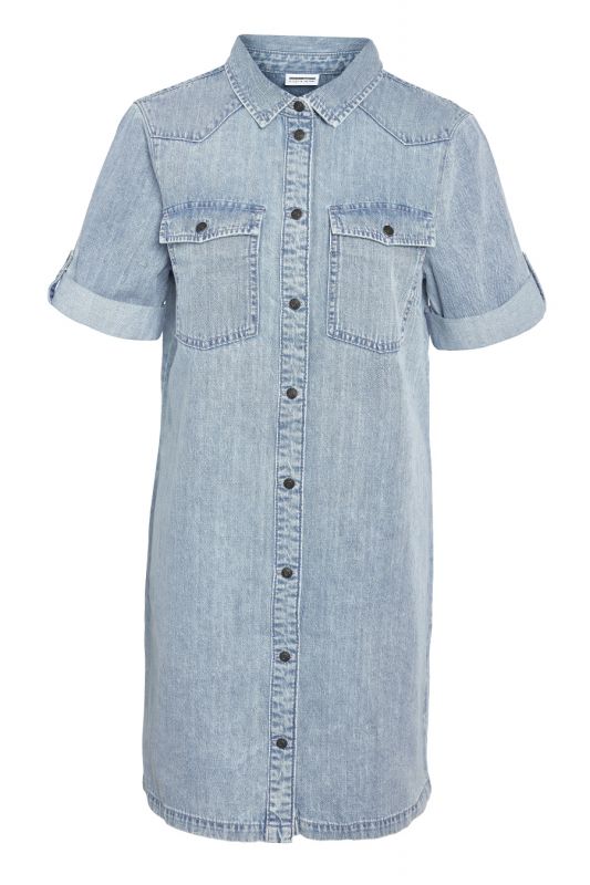 Denim dress NOISY MAY 27030041-Light-Blue
