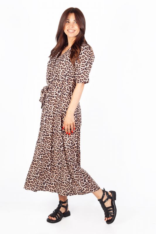 Dress JACQUELINE DE YONG 15320702-Natural-LEO