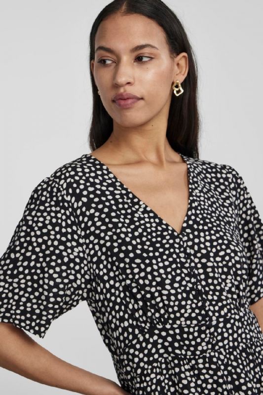 Dress PIECES 17133688-Black-DOT