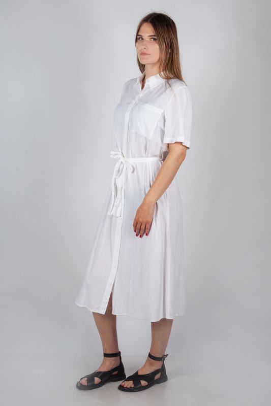 Dress PIECES 17152063-Bright-White