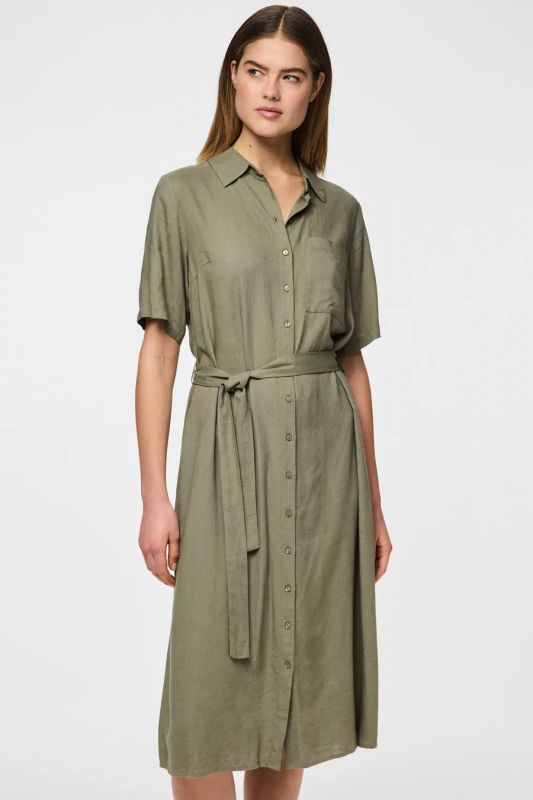 Dress PIECES 17152063-Deep-Lichen-Gr