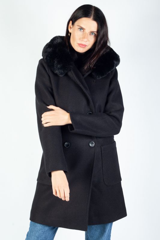 Coat LAURA JO 21027-BLACK