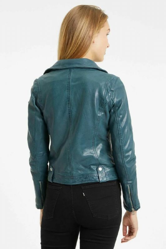 Leather jacket GIPSY 1101-0383-green