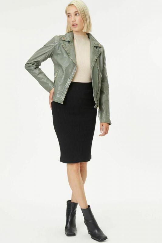 Leather jacket GIPSY 1101-0536-sage