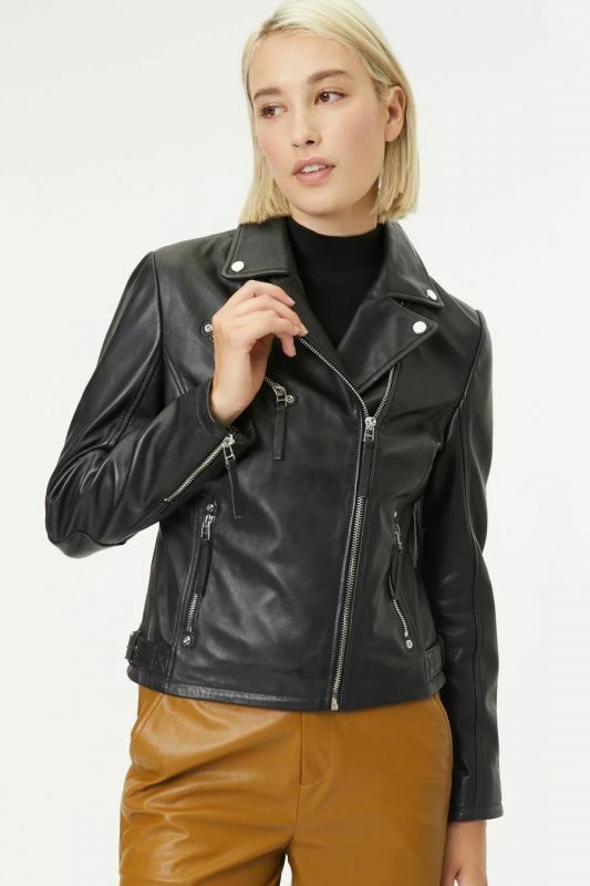 Leather jacket GIPSY 1101-0551-BLACK