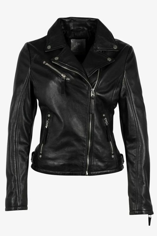 Leather jacket GIPSY 1101-0551-BLACK