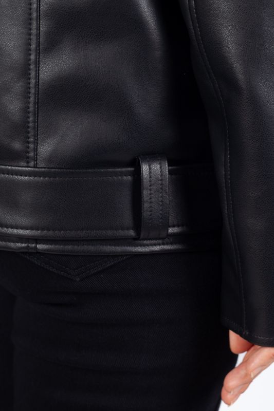 Leather jacket JACQUELINE DE YONG 15322525-Black