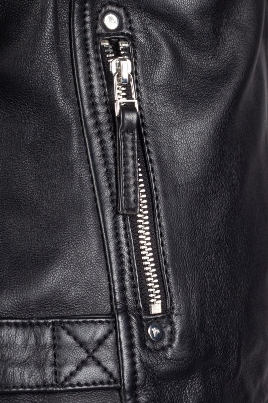 Leather jacket MAURITIUS 1101-0727-black