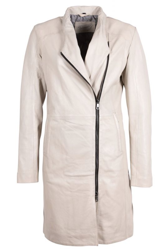 Leather jacket MAURITIUS 1102-0019-ivory