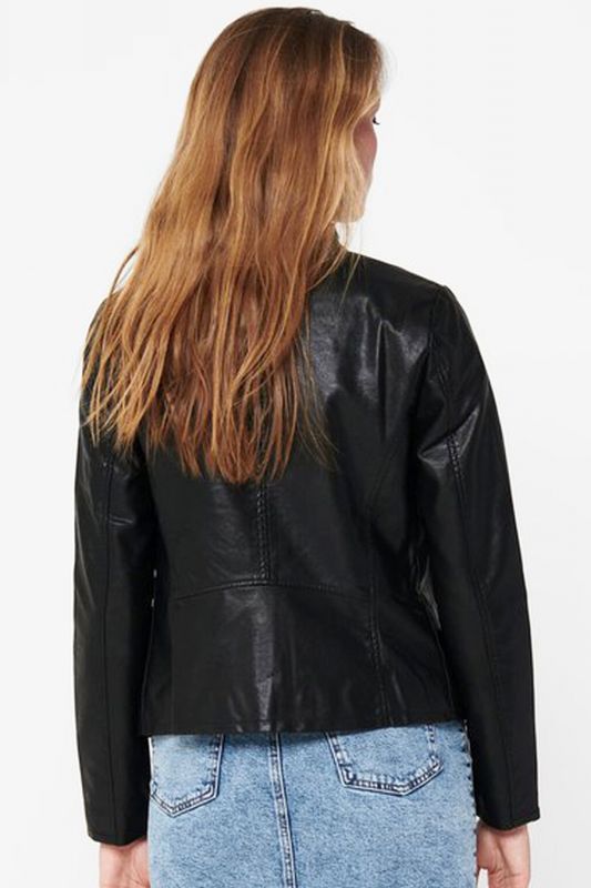 Leather jacket ONLY 15205626-Black