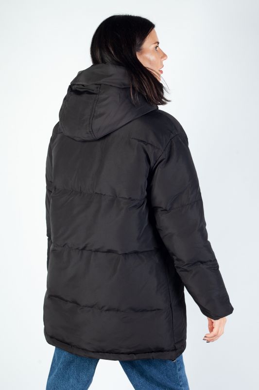 Winter jacket ATTENTIF PK-2224-BLACK