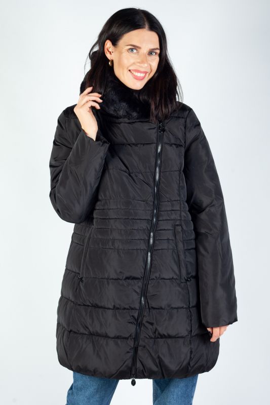 Winter jacket LAURA JO 19042GT-BLACK