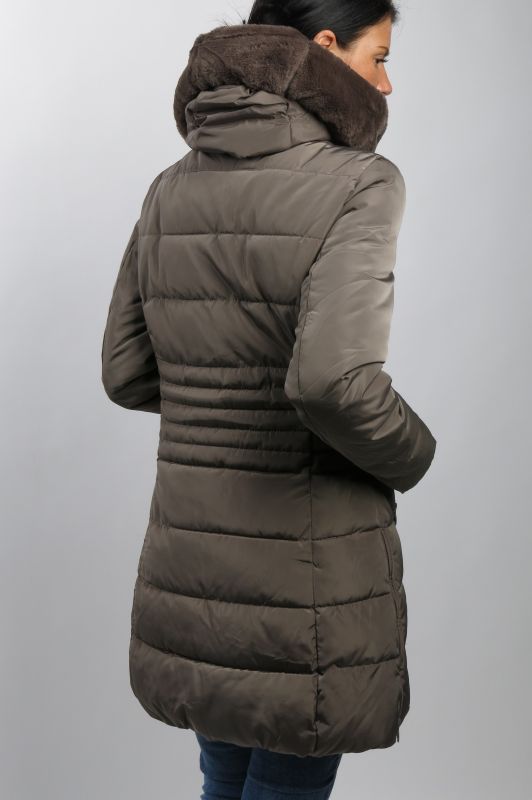 Winter jacket LAURA JO 19042-TAUPE