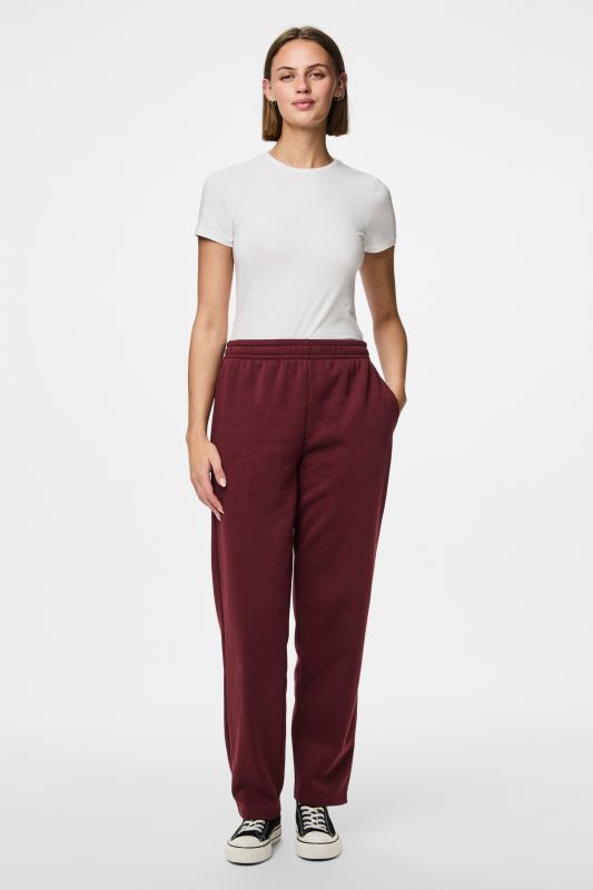 Casual Pants PIECES 17156301-Tawny-Port