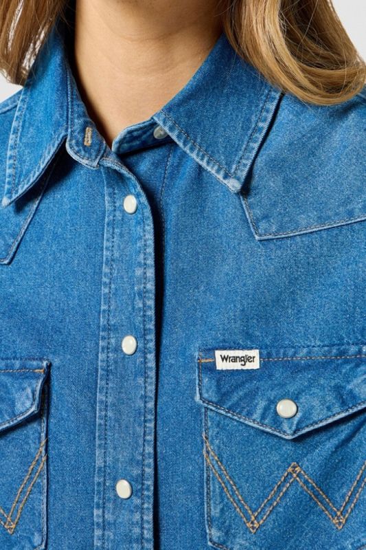 Denim shirt WRANGLER 112358961