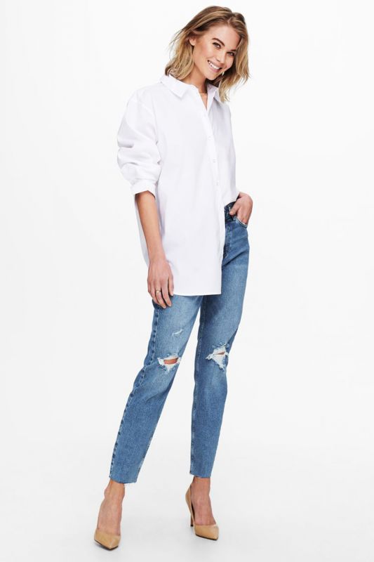 Long-sleeve shirt JACQUELINE DE YONG 15233486-White