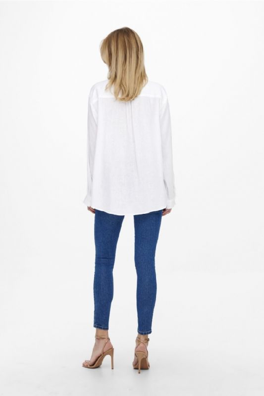 Long-sleeve shirt ONLY 15259585-Bright-White