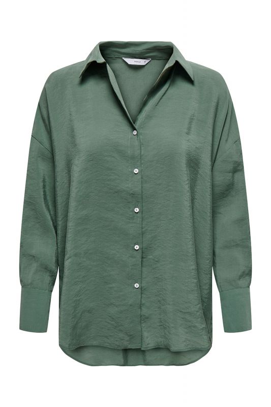 Long-sleeve shirt ONLY 15272523-Balsam-Green