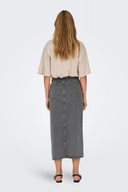 Denim skirt ONLY 15321107-Medium-Grey