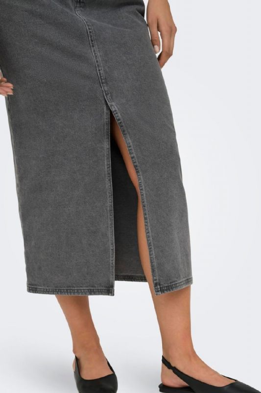 Denim skirt ONLY 15321107-Medium-Grey