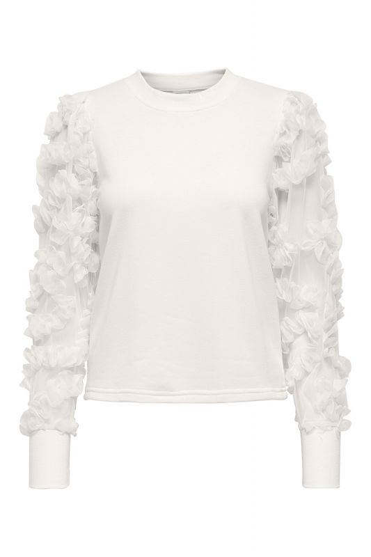Hoodie JACQUELINE DE YONG 15220558-White-Alyssum