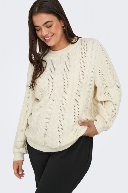 Sweater ONLY CARMAKOMA 15358155-Whitecap-Gray