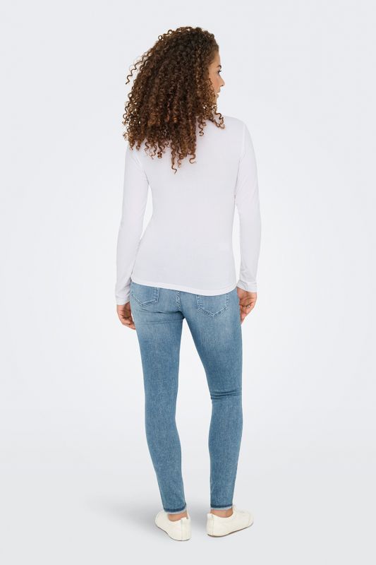 Long-sleeve T-shirt JACQUELINE DE YONG 15272092-White