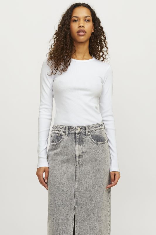 Long-sleeve T-shirt JJXX 12200404-Bright-White