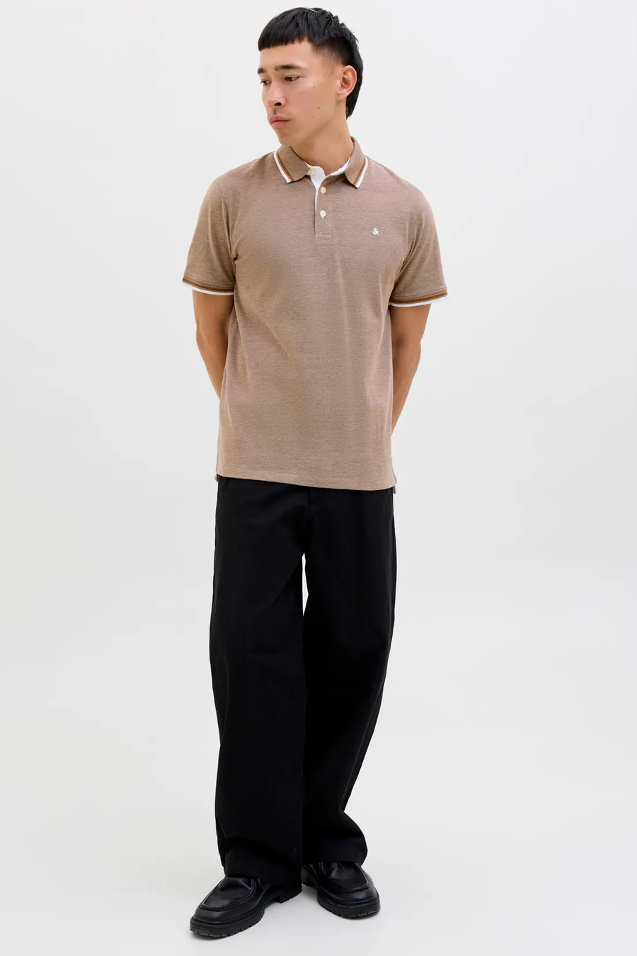 Polo paita JACK & JONES 12136668-Curry-PLAY