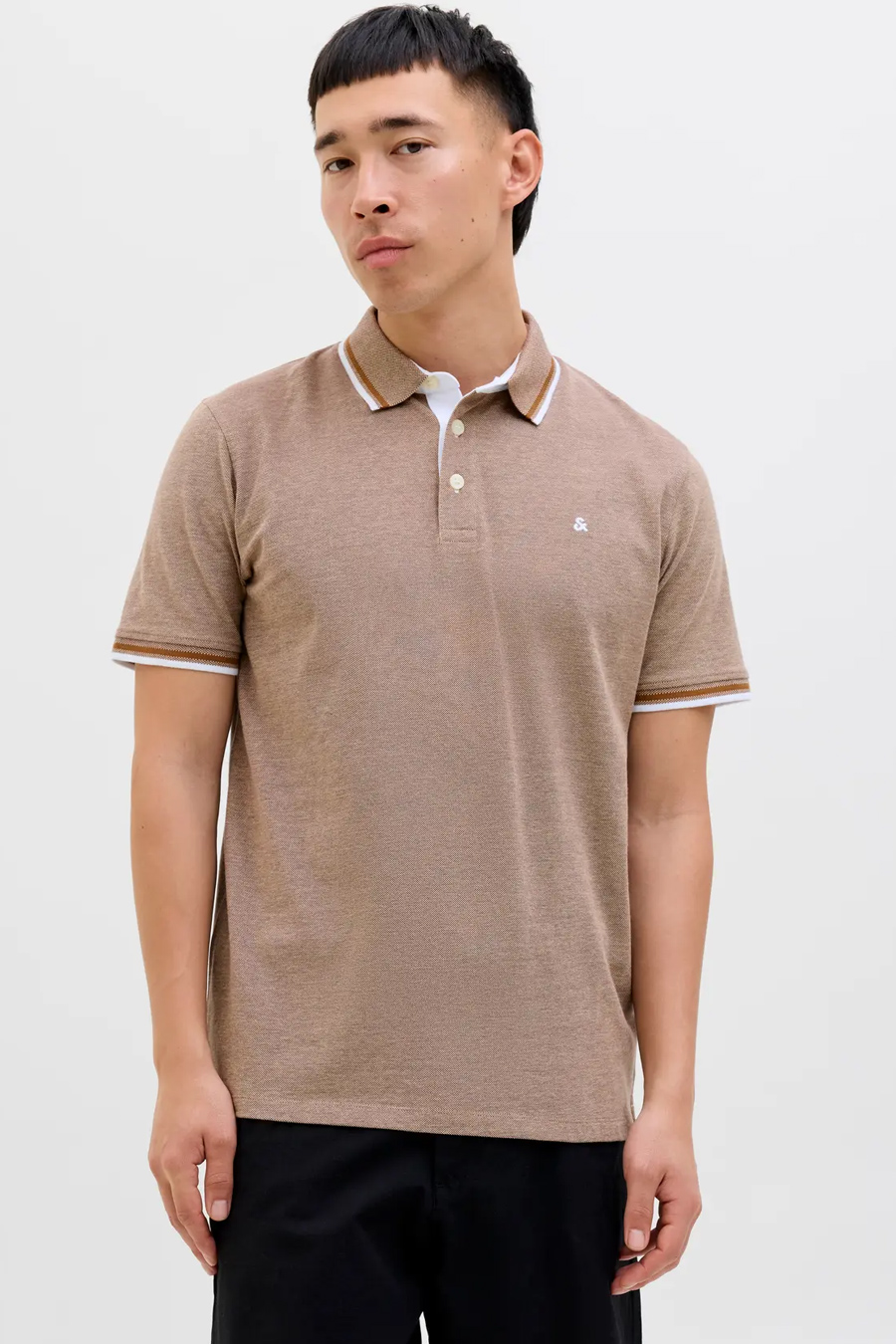 Polo paita JACK & JONES 12136668-Curry-PLAY