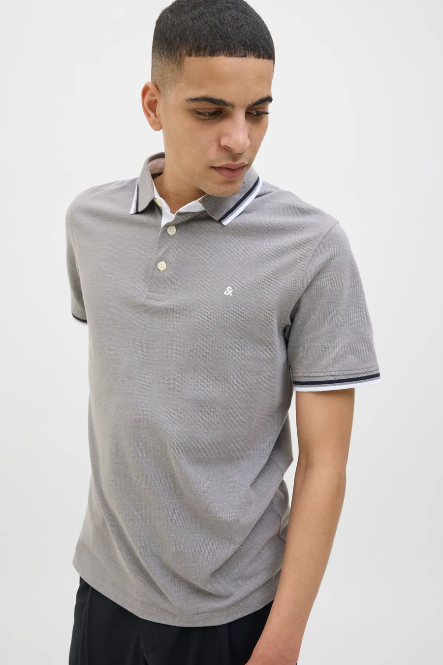 Polo paita JACK & JONES 12136668-Ultimate-Grey