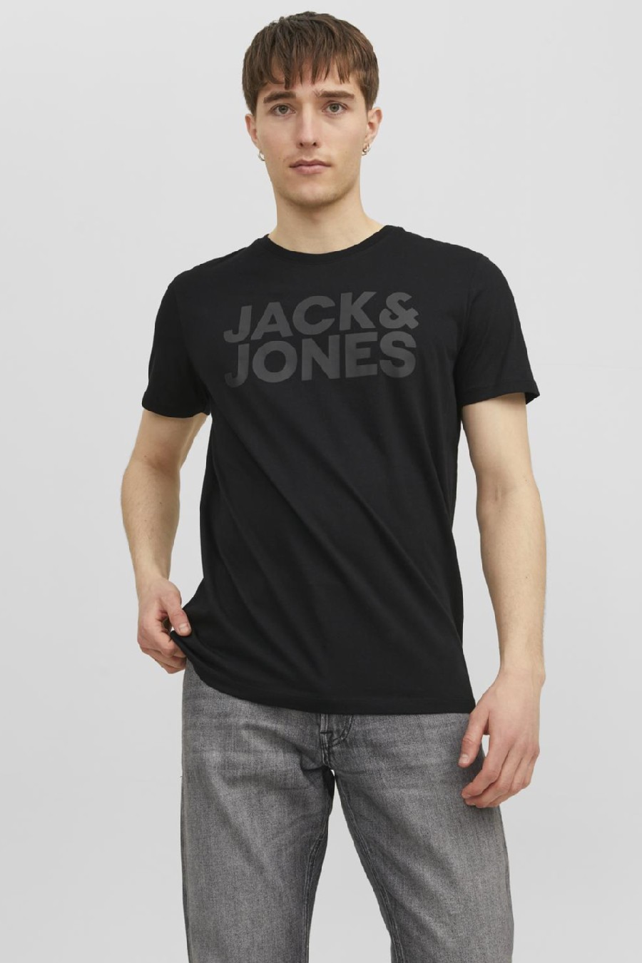 T-paita JACK & JONES 12151955-Black-LP-B