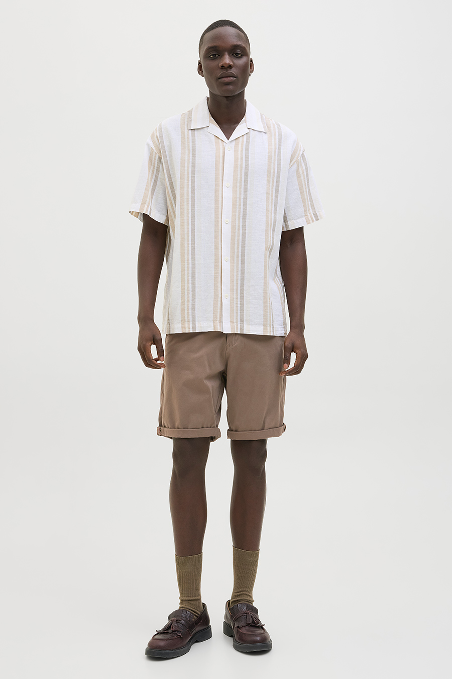 Kangasshortsit JACK & JONES 12165604-Morel