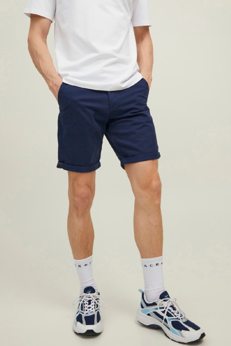 Kangasshortsit JACK & JONES 12165604-Navy-Blazer