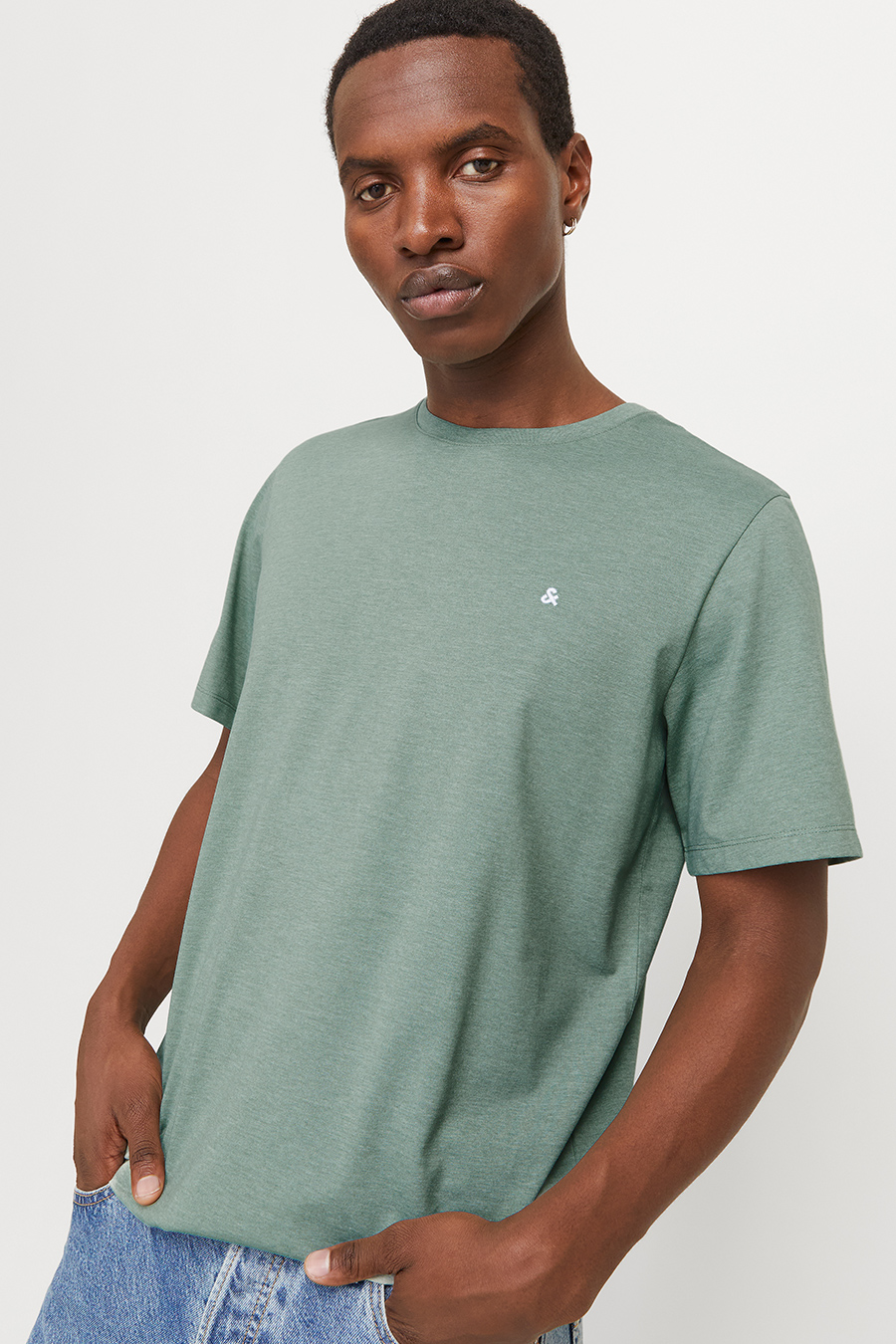 T-paita JACK & JONES 12245087-Iceberg-Green