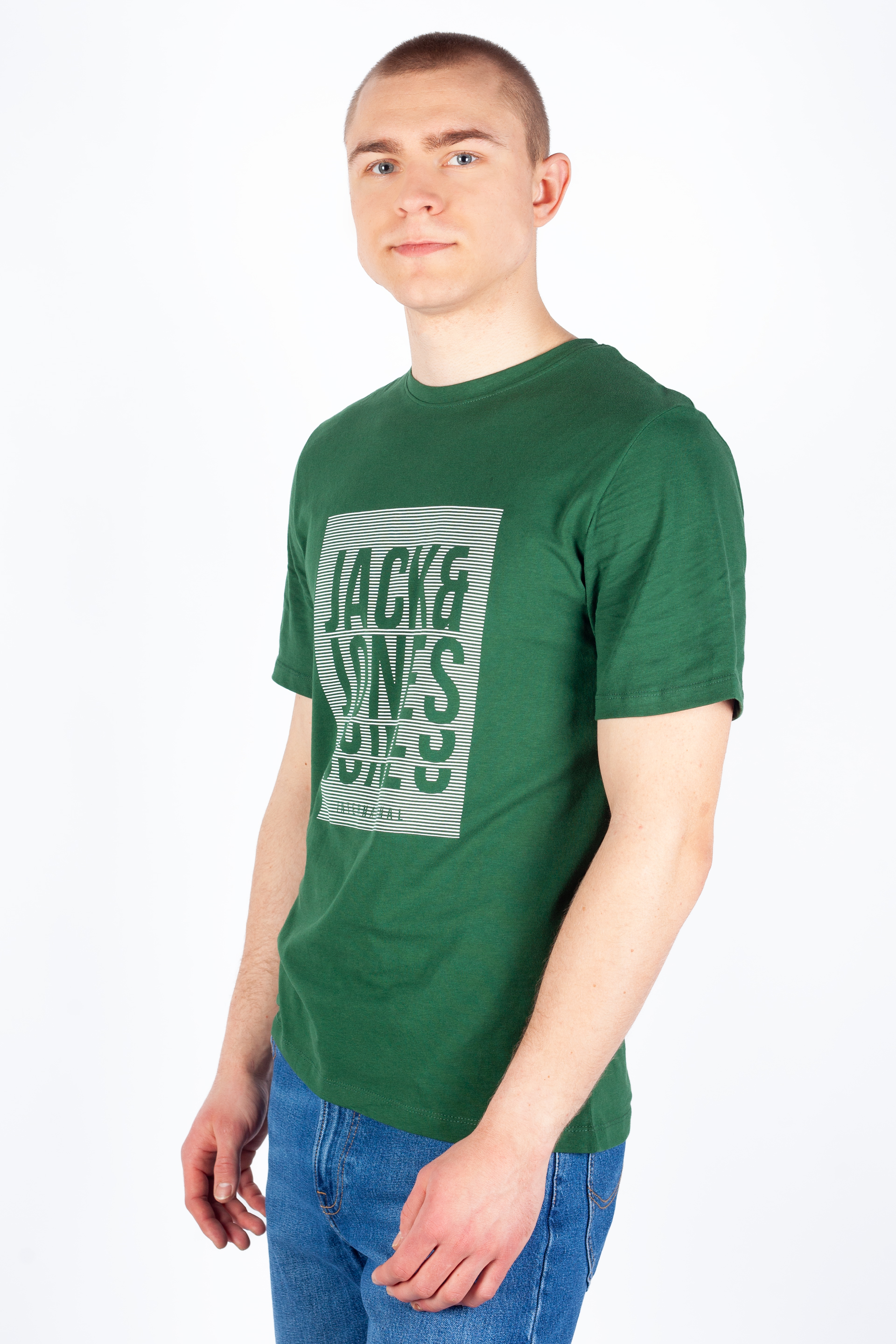 T-paita JACK & JONES 12248614-Dark-Green