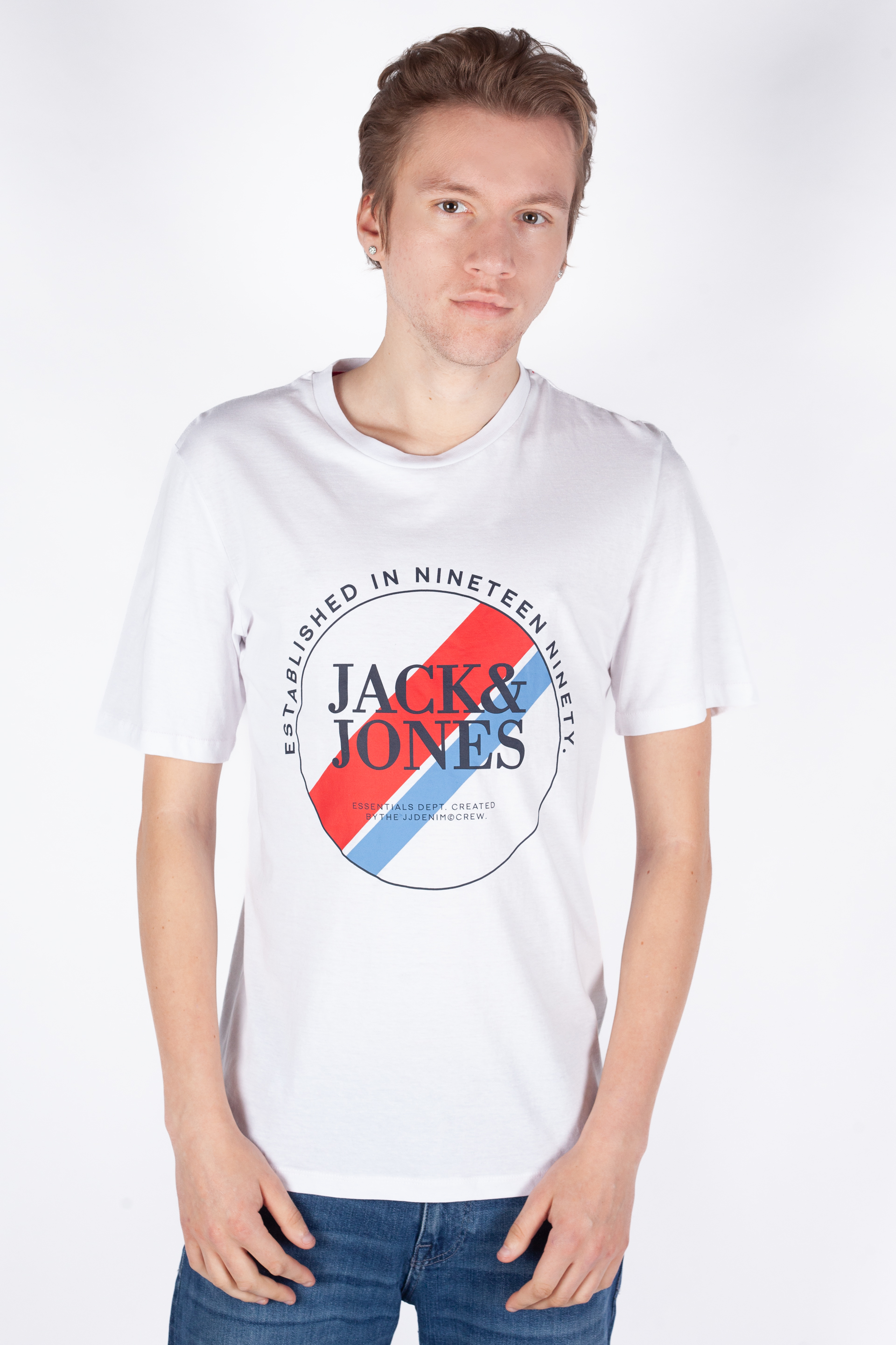 T-paita JACK & JONES 12248624-White