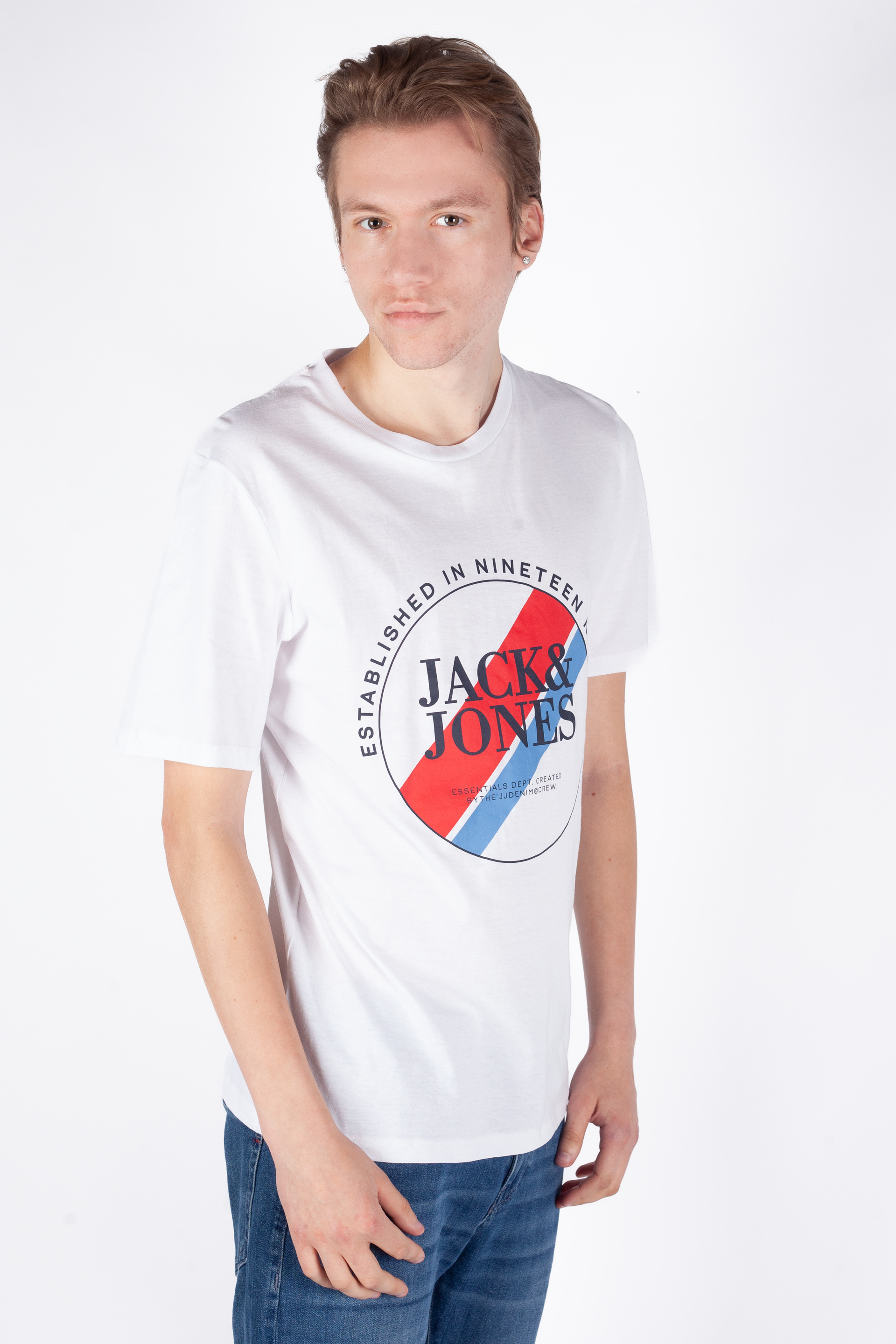 T-paita JACK & JONES 12248624-White
