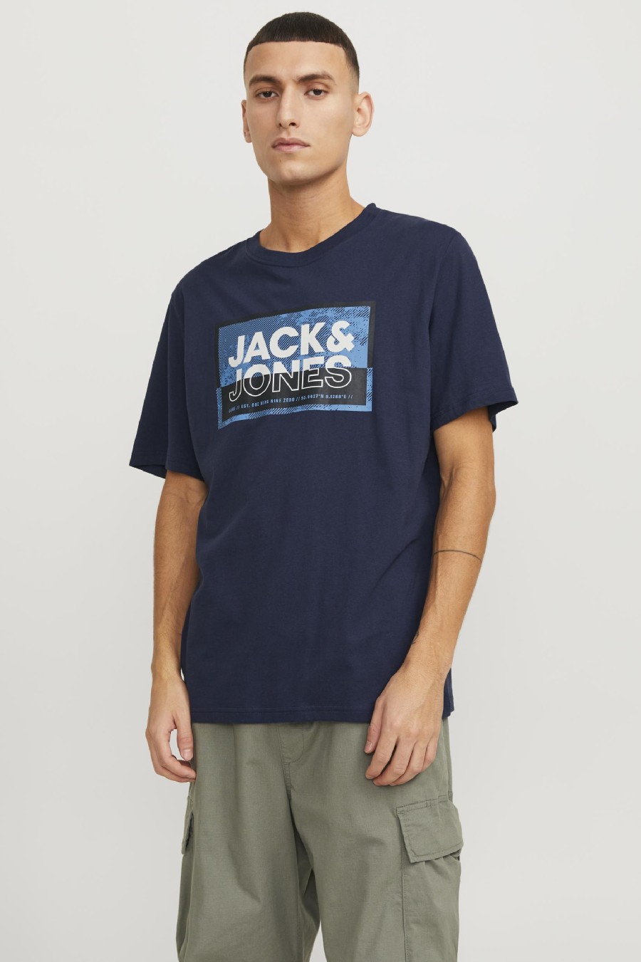 T-paita JACK & JONES 12253442-Navy-Blazer