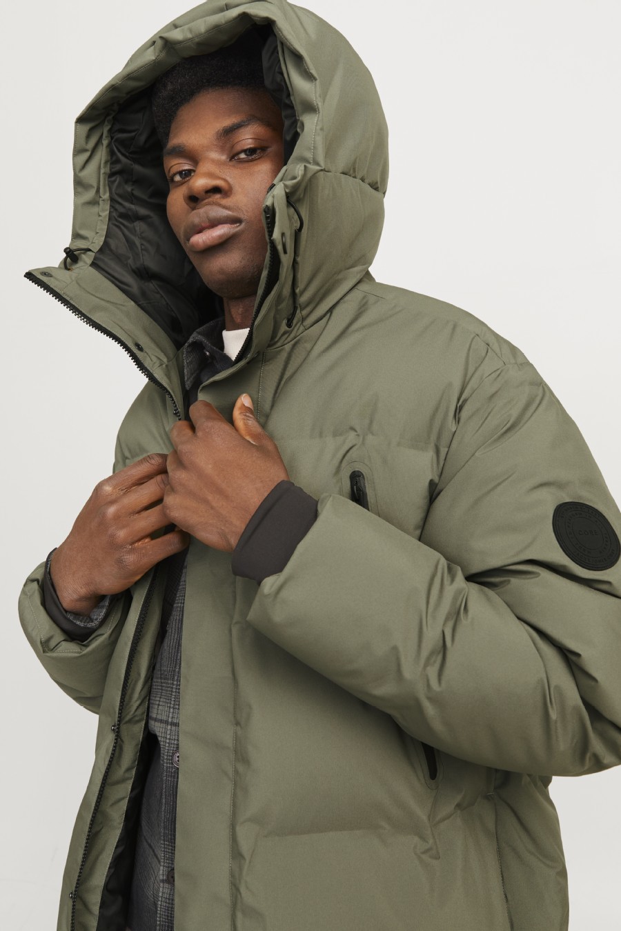 Talvitakki JACK & JONES 12260481-Dusty-Olive