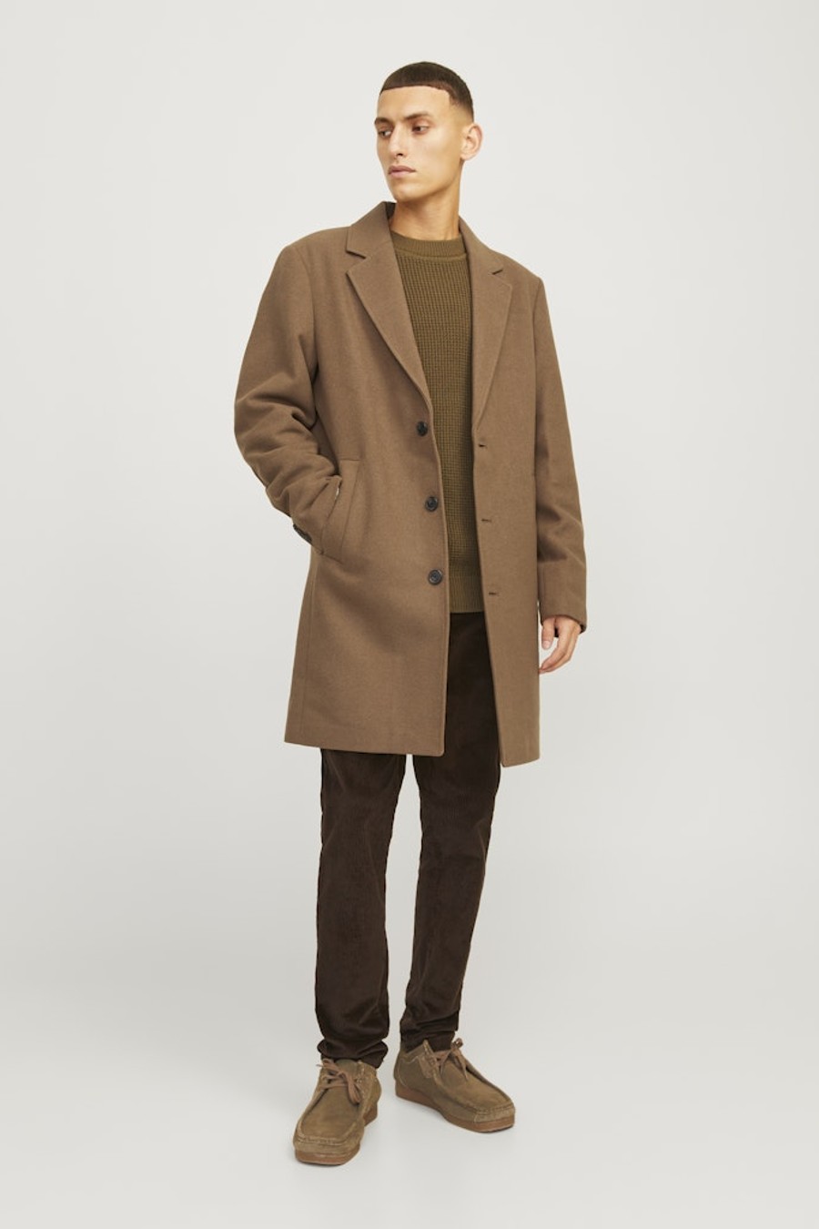 Päällystakki JACK & JONES 12263845-Khaki