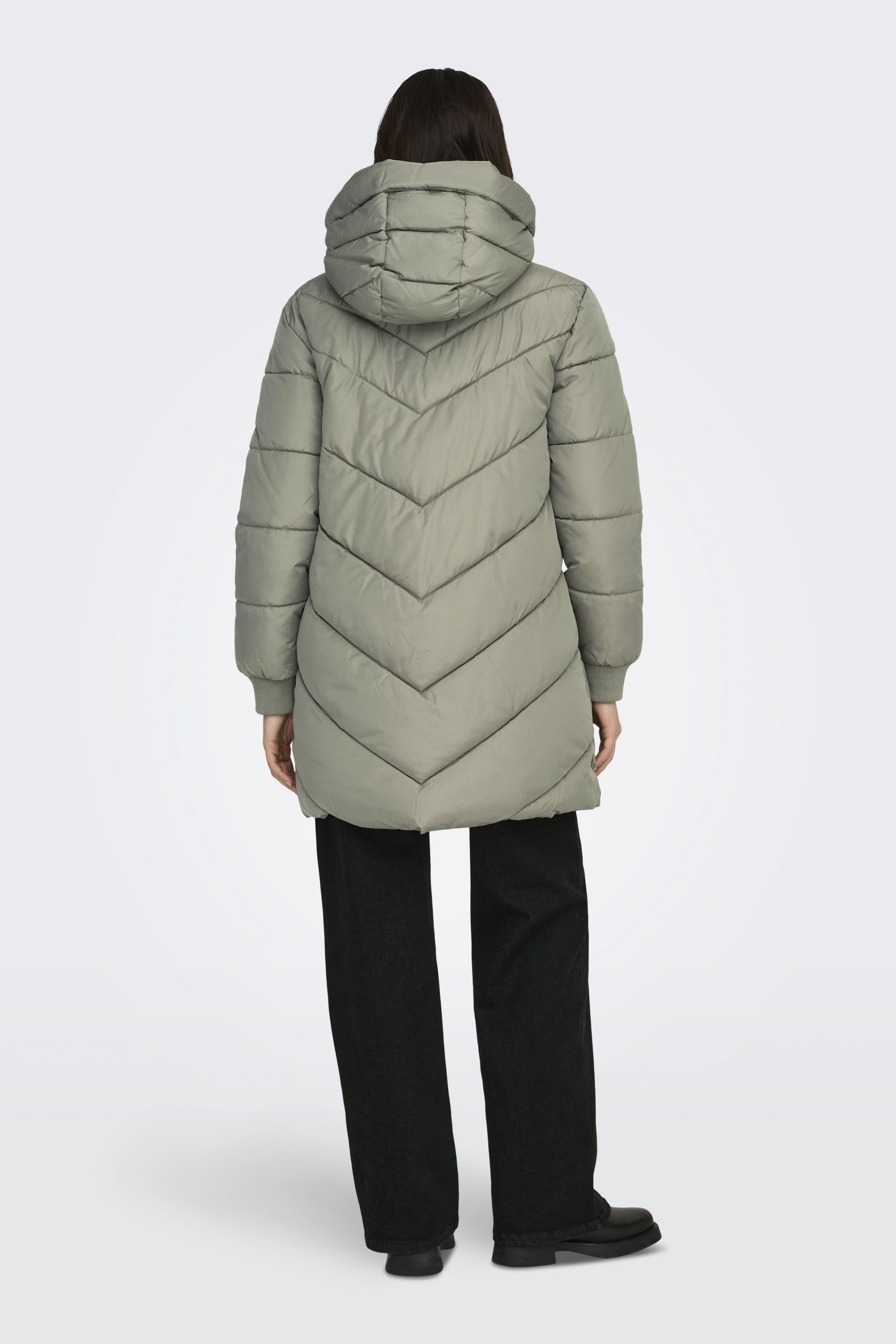 Talvitakki JACQUELINE DE YONG 15207784-Vetiver-BLACK