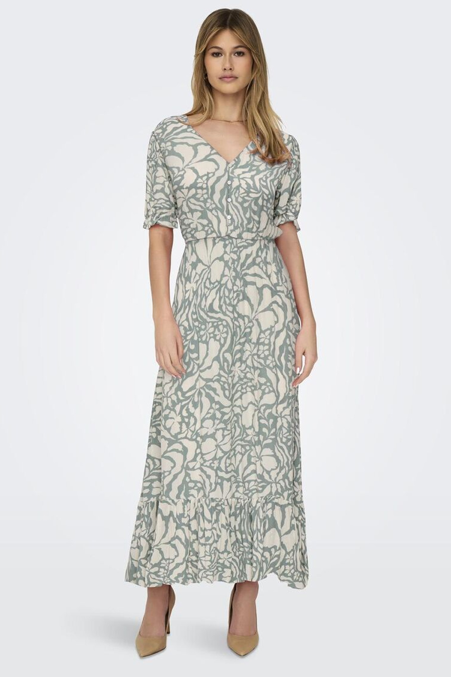 Vapaa-ajan mekko ONLY 15270519-Chinois-Green
