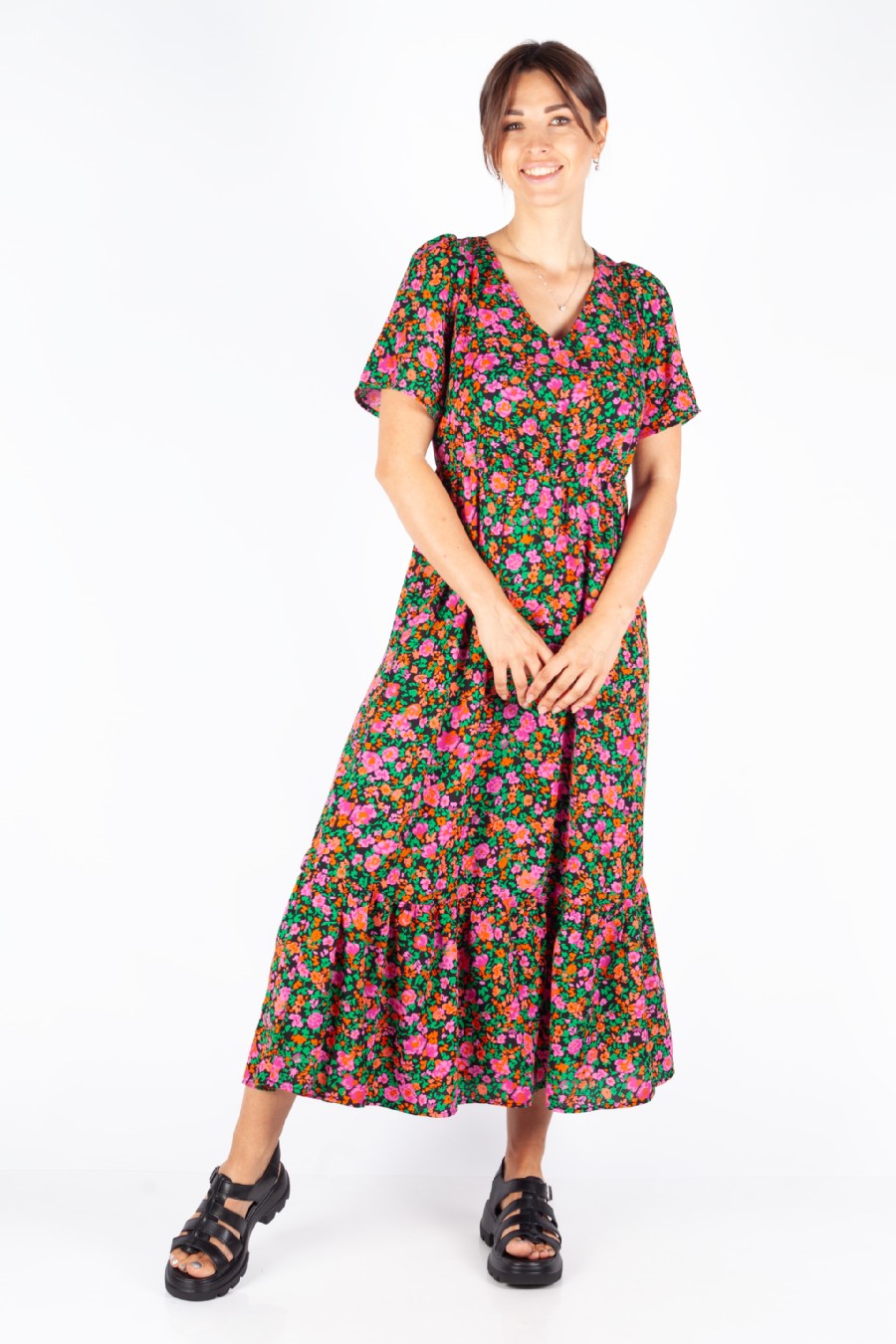 Vapaa-ajan mekko ONLY 15318821-Fuchsia-Red