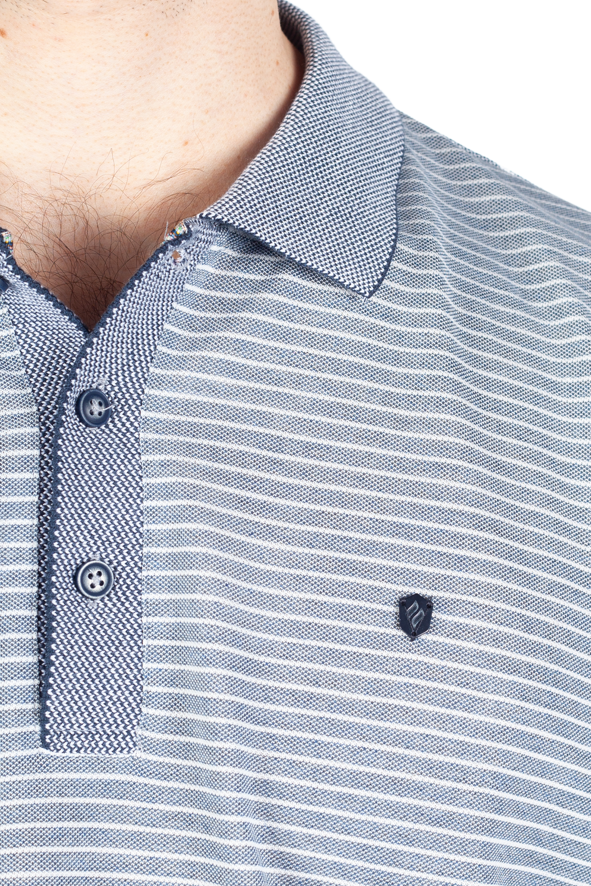 Polo paita MCL 39934-INDIGOMELANJ