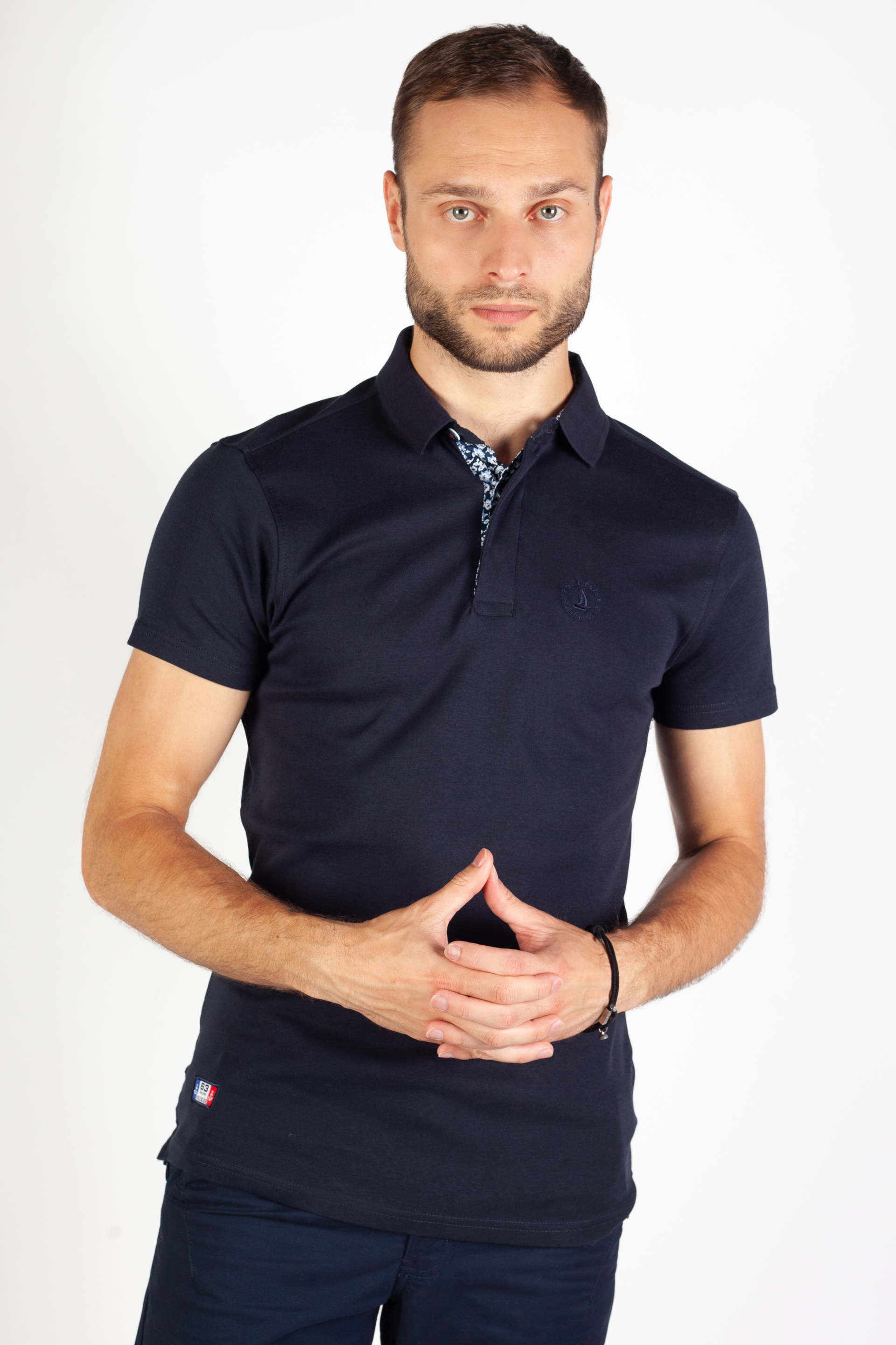 Polo paita VOILE BLEUE CHICAGO-NAVY