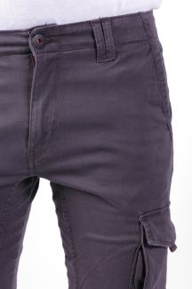 Cargo housut JACK & JONES 12140326-Asphalt