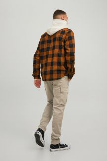 Cargo housut JACK & JONES 12216664-Dune-SOLID